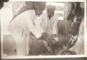 Tikka Dastoor of Bavjiraj Gopal Singh ji Bijolian at fort Bijoliya