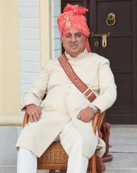 Present Thakore Sahib Shree Mansinghji Pratapsinghji Vaghela