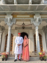 Thakur Shatrunjai Singh and Thakurani Bhavna Kumari