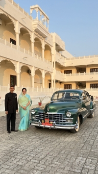 Karni Singhji and Geetanjali Devi