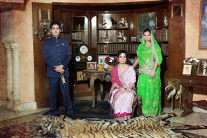 Maharaj Devraj Singh with family
