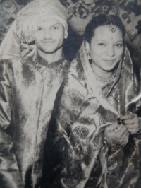 Maharajkumar Bhanu Pratap Singh and Maharajkumari Tejshree Devi Singh, Princess of Nagpur