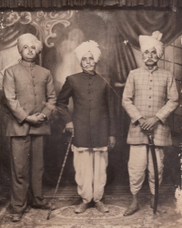 L to R: Thakur Balwant Singh, Thakur Mohan Singh Champawat (Dhingsara-Bajekan), Thakur Hammir Singh
