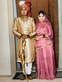 H.H Maharaja PrithviBir Singh Deo and his wife Maharani Kavitakumari Rathore